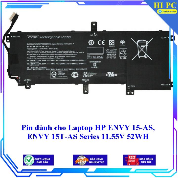 Pin dành cho Laptop HP ENVY 15-AS ENVY 15T-AS Series 11.55V 52WH - Hàng Nhập Khẩu