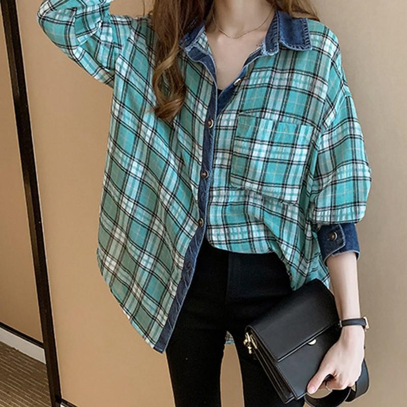 Áo sơ mi nữ tay dài phong cách vintage