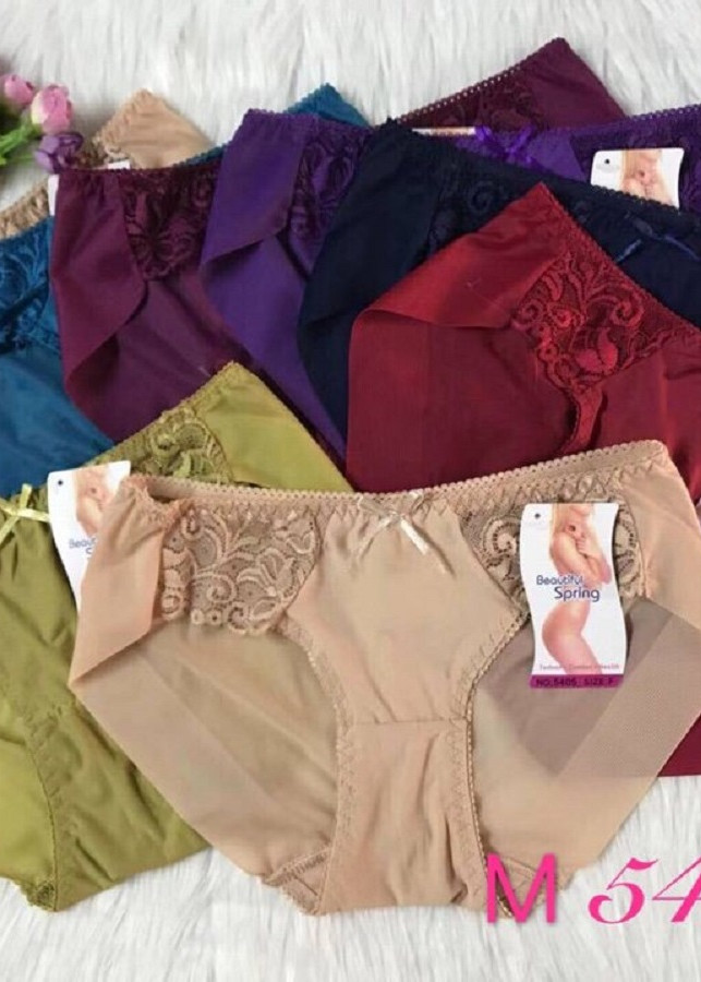 Bộ 10 quần lót su ren sexy 5405 không đường may màu ngẫu nhiên