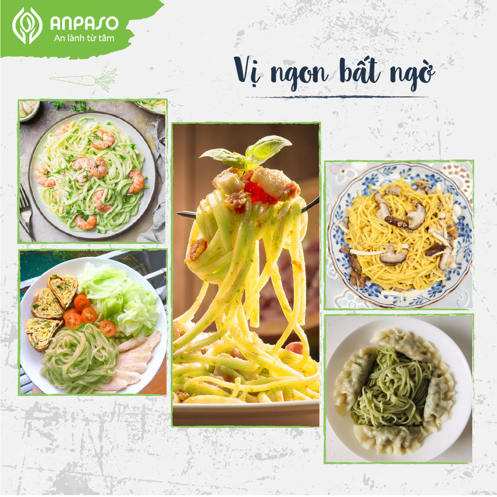 Mì Rau Sâm Cát Organic Anpaso 120g