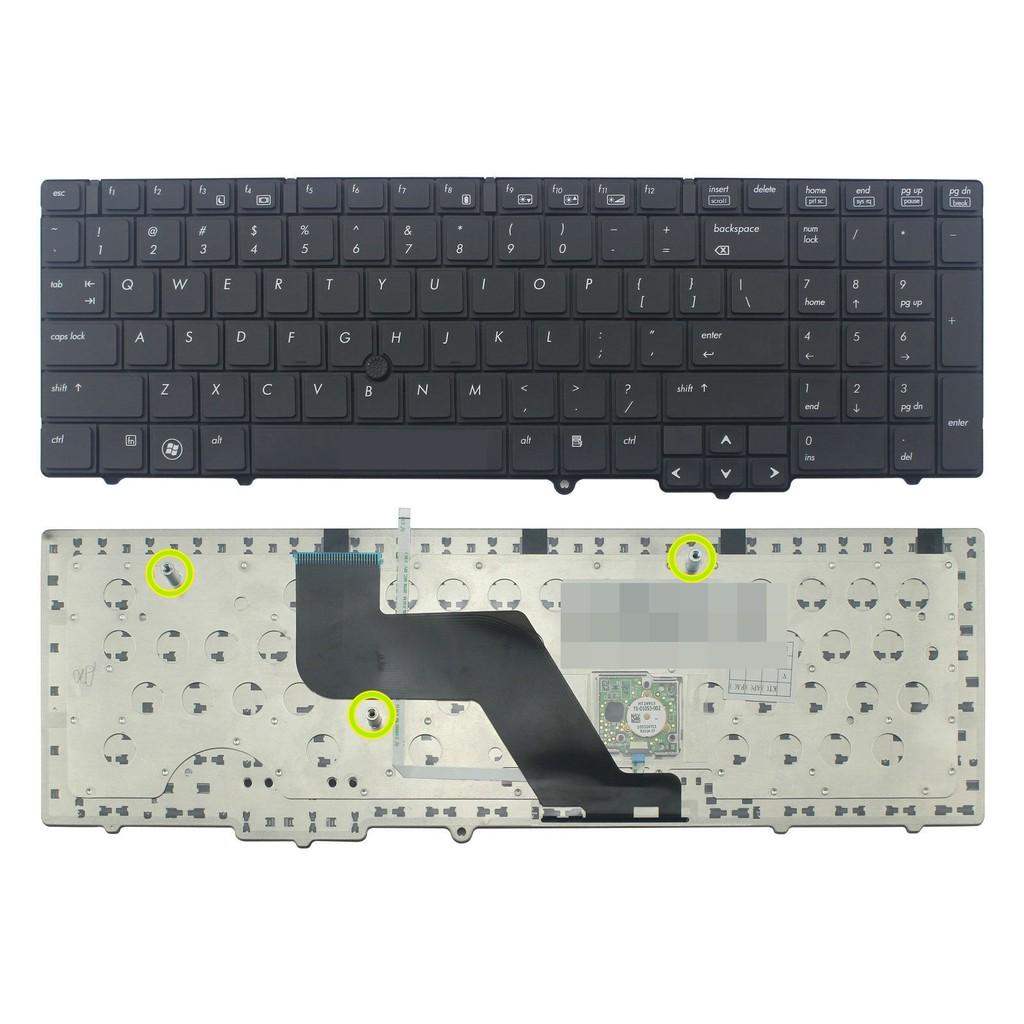 (KEYBOARD) BÀN PHÍM LAPTOP DÀNH CHO HP 8540 (CÓ CHUỘT) dùng cho EliteBook 8540p 8540w