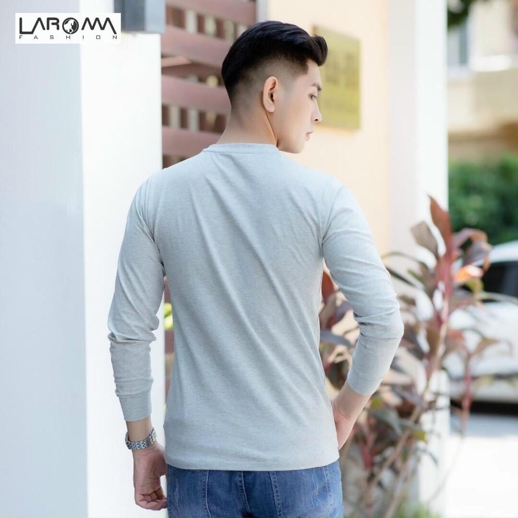 (̀ ̣) Áo thu đông nam dài tay chất cotton co giãn cao cấp, giữ ấm cơ thể, áo dáng ôm cao cấp