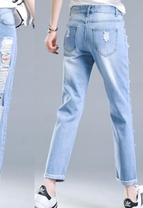 Quần jeans rách ngôi sao texaco Mã: QD2054