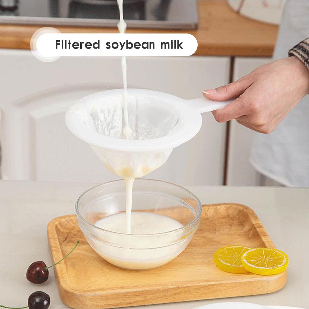 2xFine Mesh Strainer Coffee Juice Food Sieve Mesh Strainer Filter MultiPurpose