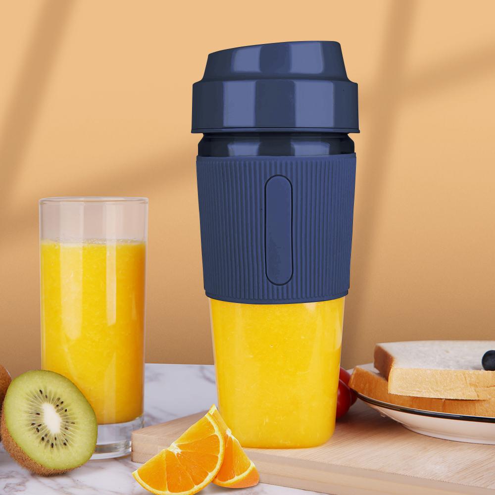 Máy xay sinh tố cầm tay mini 300ml chất liệu nhựa PP cổng sạc USB