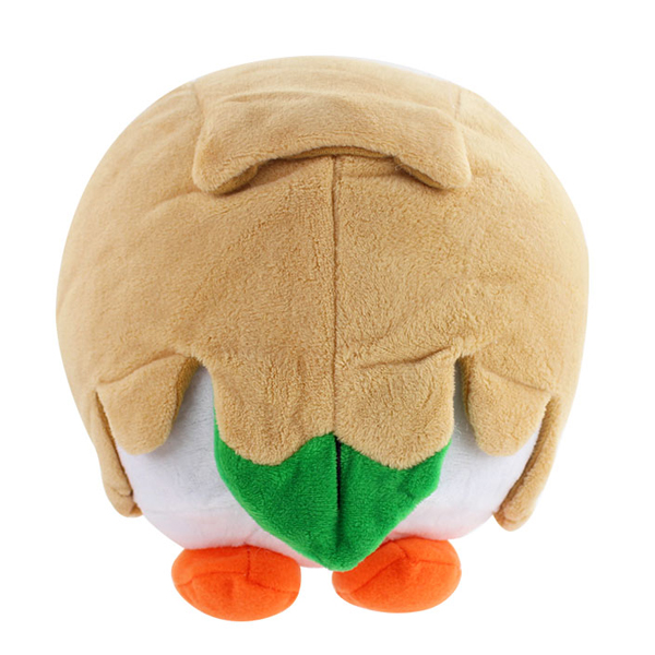 Gấu Bông Pokemon - Cú Mèo Rowlet (25 Cm) Gb130 (Tặng 1 Móc Khóa Dây Da Pu Đính Đá Lấp Lánh Màu Ngẫu Nhiên)