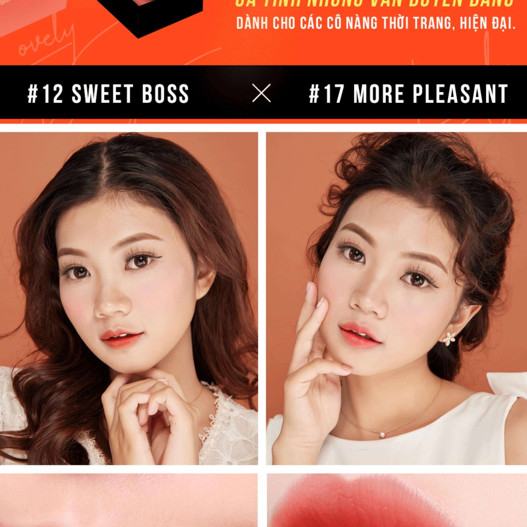 Set 2 Cây Son Kem Lì Bbia Last Velvet Lip Tint - Lovely Dovely (2 Cây X 5g) Limited Edition tặng 1 gương trang điểm BBIA màu ngẫu nhiên