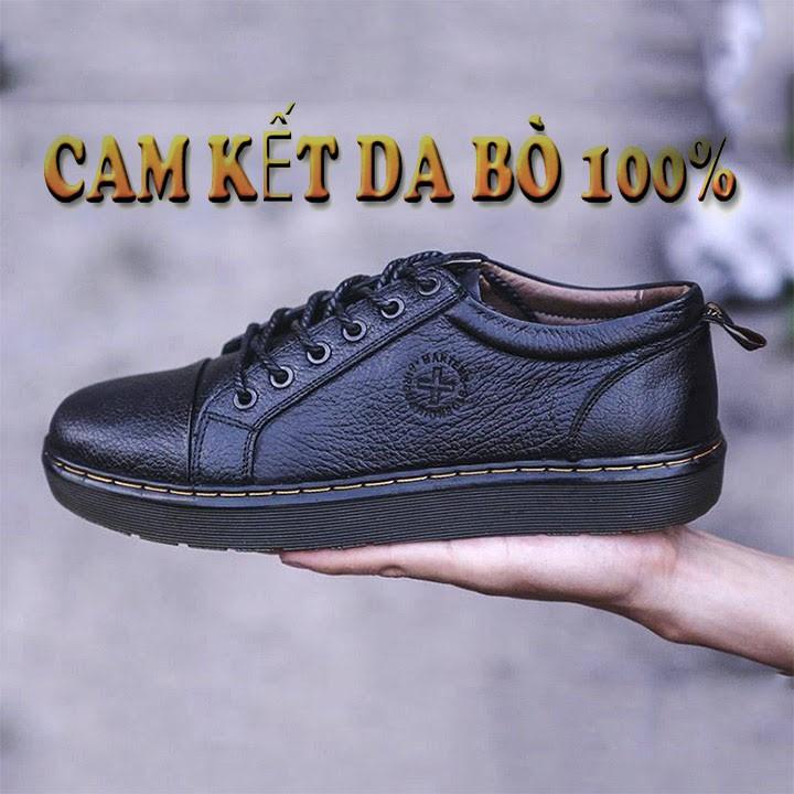 Giày nam doc da bò thật -BH 1 NĂM