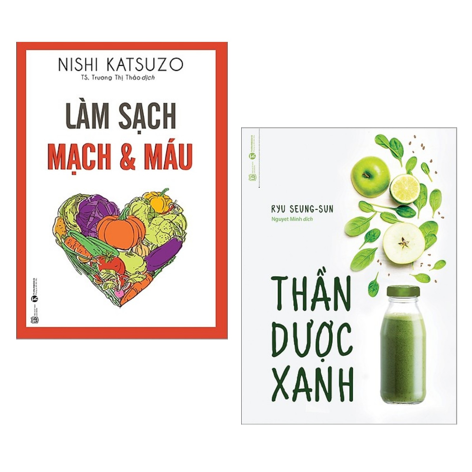 Combo Sách Y Học Hay: Làm Sạch Mạch Và Máu + Thần Dược Xanh