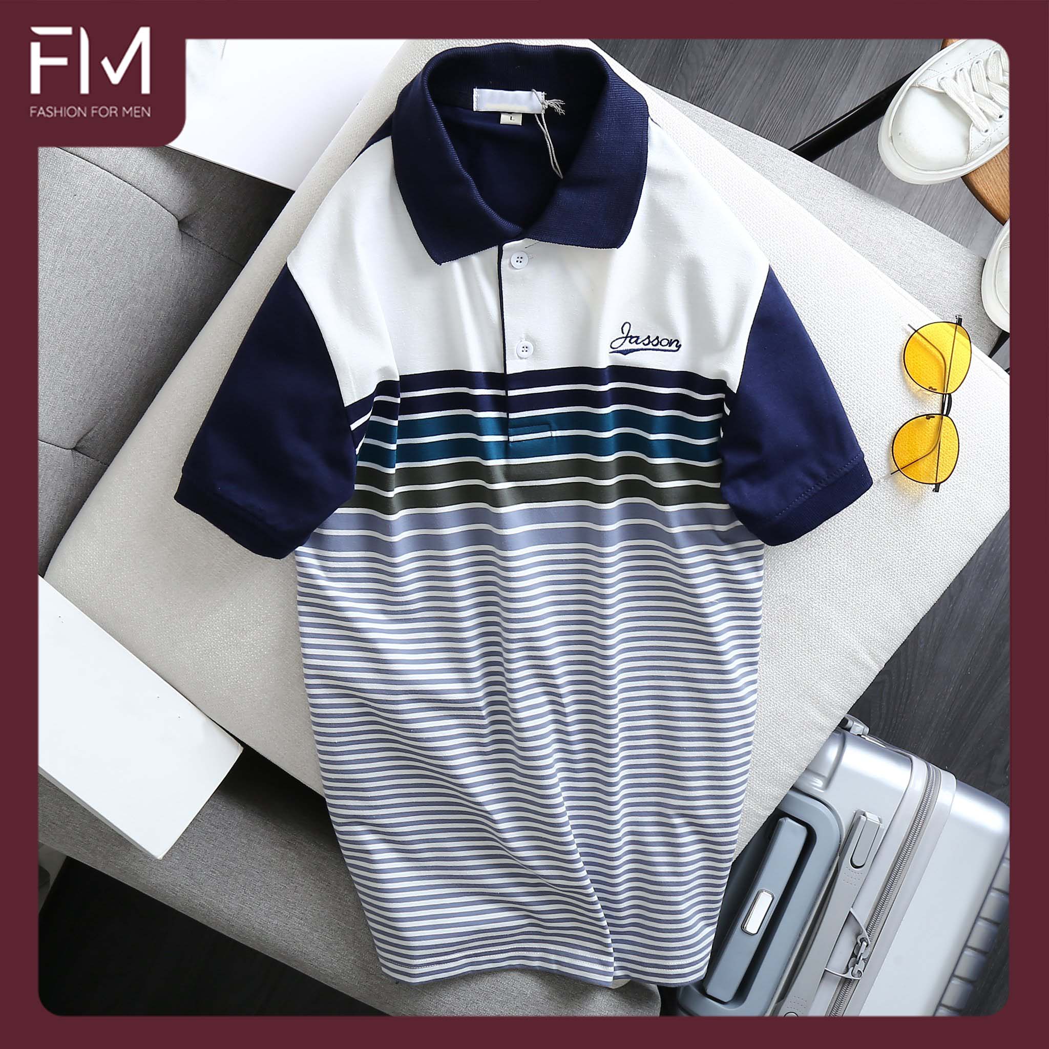 Áo Polo nam cổ bẻ ngắn tay, chất liệu cao cấp, thoáng mát, bền màu, thiết kế trẻ trung – FORMEN SHOP – FMPS147