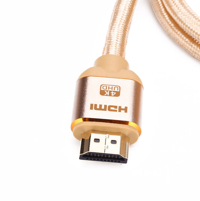 Cáp HDMI 2.0 4K@60hz bọc lưới chống nhiễu 2 đầu mạ gold