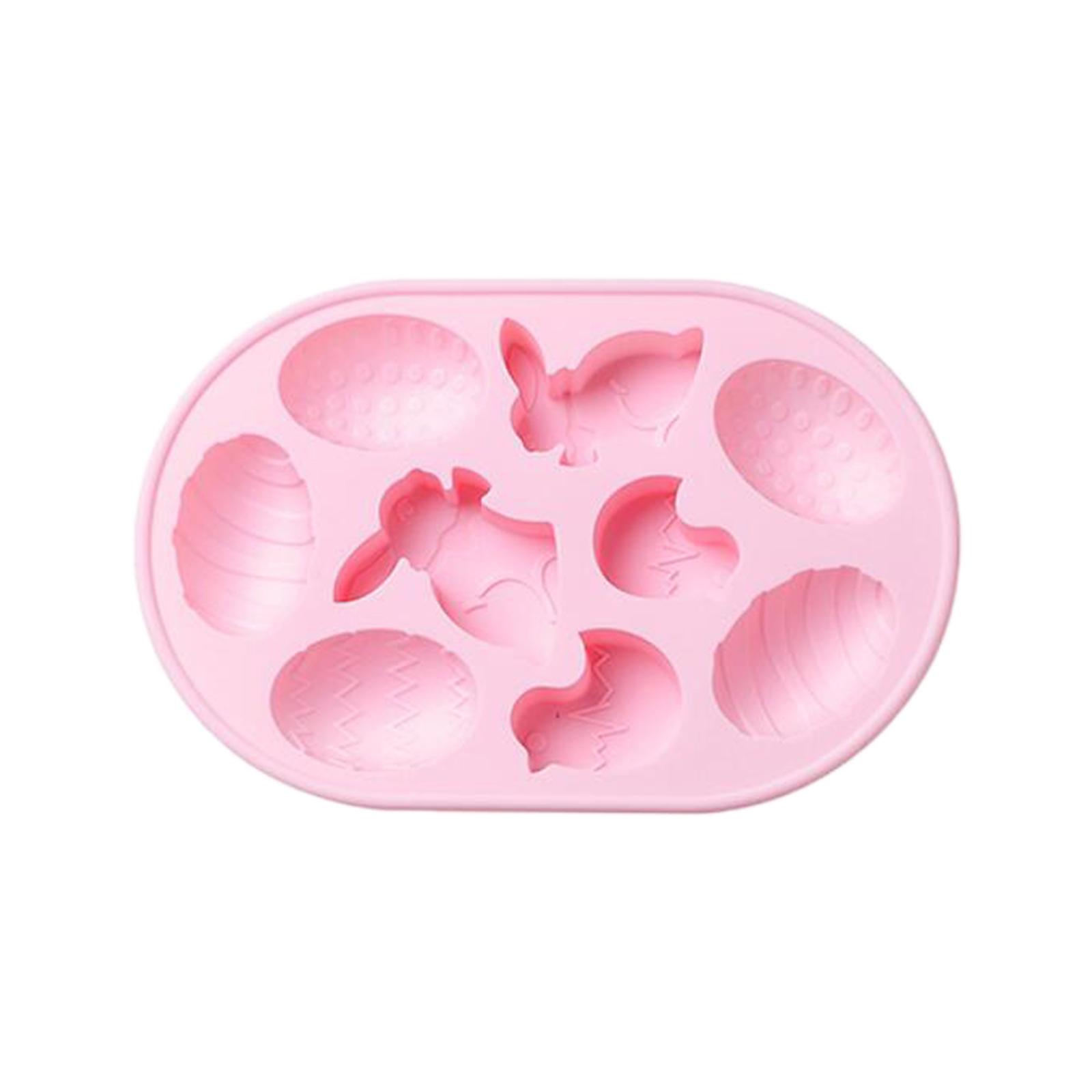 Silicone Chocolate Mold Candy Cookie Cake Baking Mould DIY Jelly Mold Pink