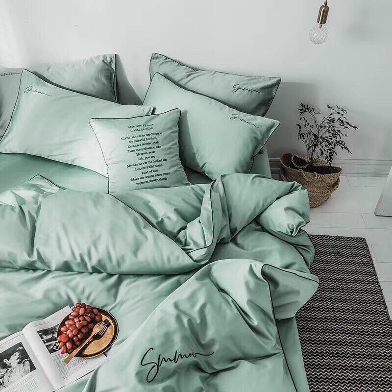Set 5 Món Vỏ Chăn Ga Gối Tencel 40s SUMOI