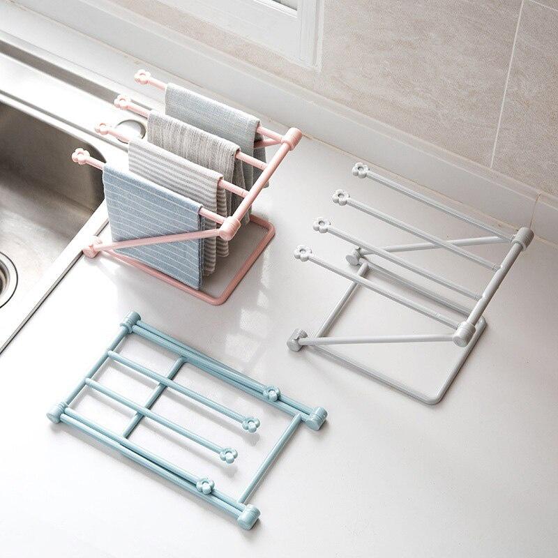 Giá để cốc nước bằng nhựa có thể gấp lại theo chiều dọc Giá treo khăn Giá để bàn Giá treo gia đình.
