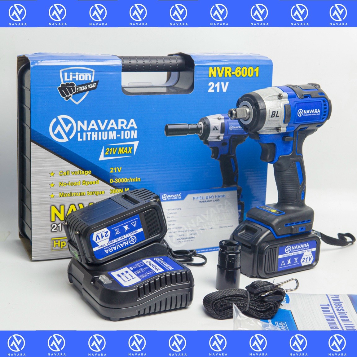MÁY SIẾT BULONG CAO CẤP NAVARA MỞ ỐC 30mm BẢO HÀNH 24 THÁNG CHÍNH HÃNG