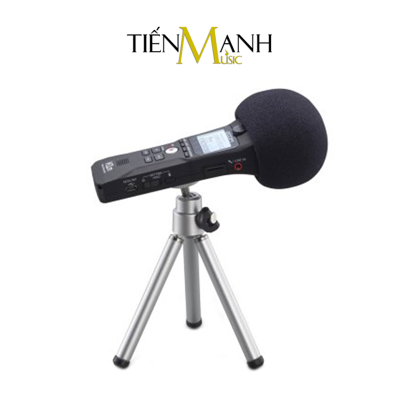 Bộ Máy Thu Ghi Âm Mic Zoom H1N Full Phụ kiện - Thiết bị thu âm cầm tay kỹ thuật số Microphone Stereo - Kèm Móng Gẩy DreamMaker