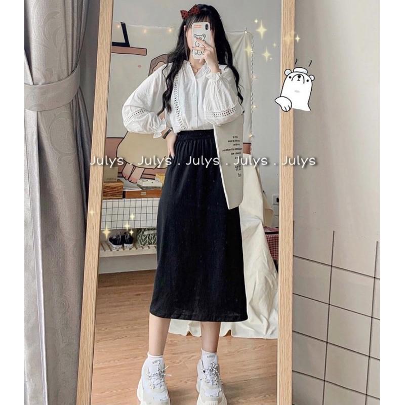 Áo sơmi Ulzzang phối ren mặc 2 kiểu