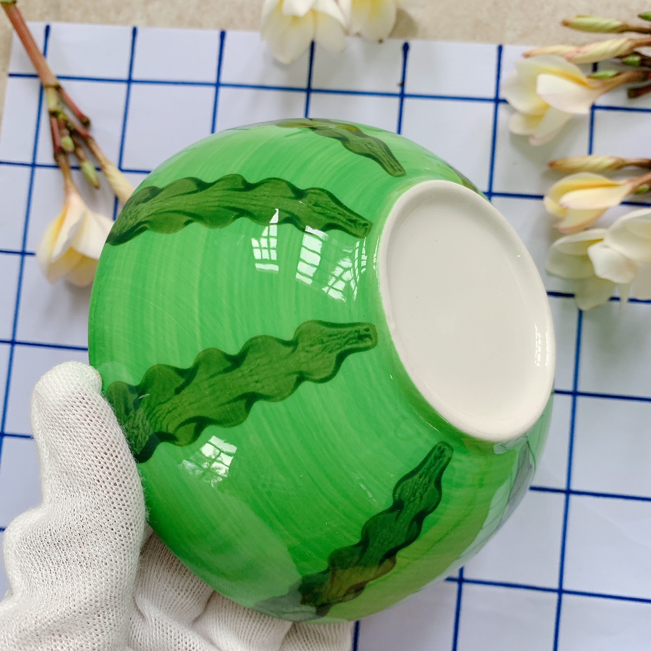 Chén Ăn Cơm Bằng Sứ Hình Quả Dưa Hấu