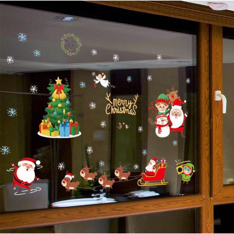Decal trang trí Noel - Noel mini đón lễ vui nhộn mới