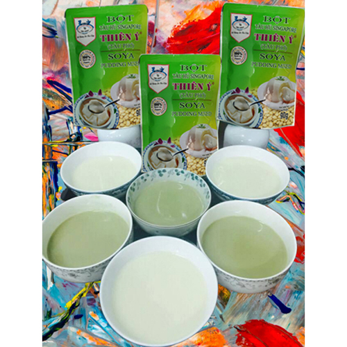 Combo 10 gói - BỘT TÀU HỦ SINGAPORE THIÊN Ý - TÀU HỦ HƯƠNG VỊ THƠM NGON ĐẶC TRƯNG - SOYA PUDDING MIXED - HƯƠNG VỊ THƠM MÁT TỪ ĐẬU NÀNH GIÚP ĐẸP DA - ĐẸP DÁNG