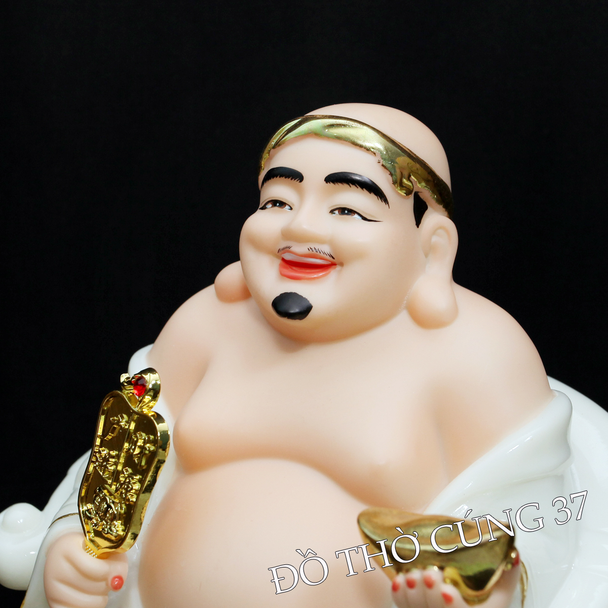 TƯỢNG THẦN TÀI THỔ ĐỊA MÀU XANH NGỌC - HÀNG NHẬP KHẨU