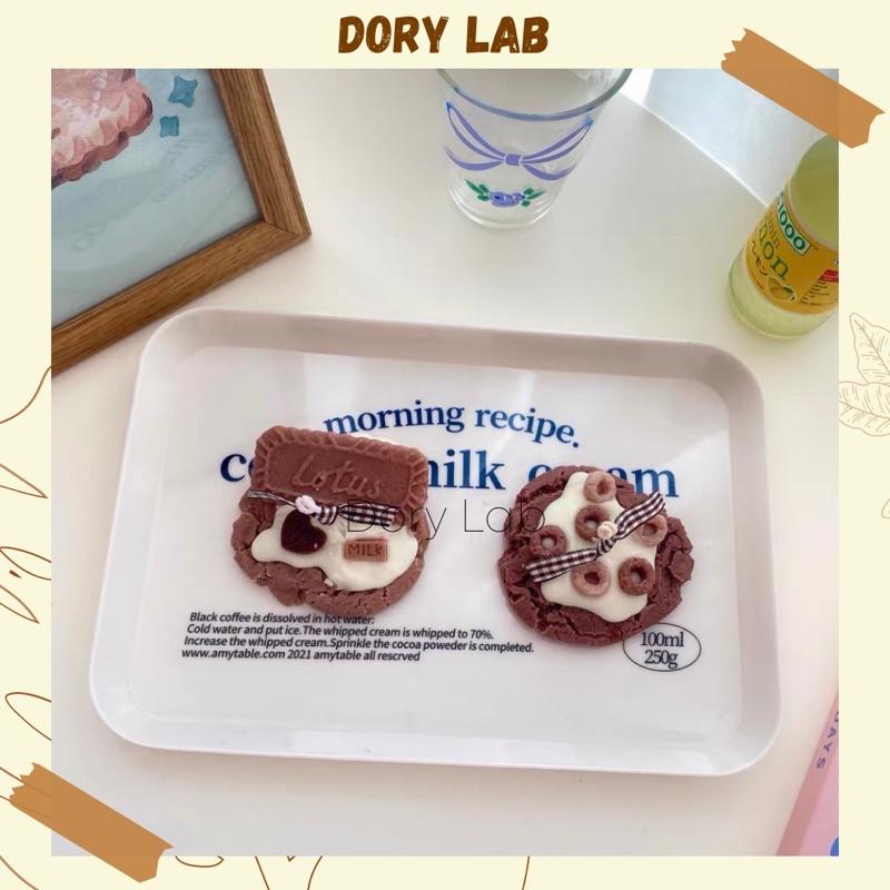 Nến Thơm Bánh Quy Sôcôla Mix Topping HandMade, Quà Tặng, Phụ Kiện Decor - Dory Lab