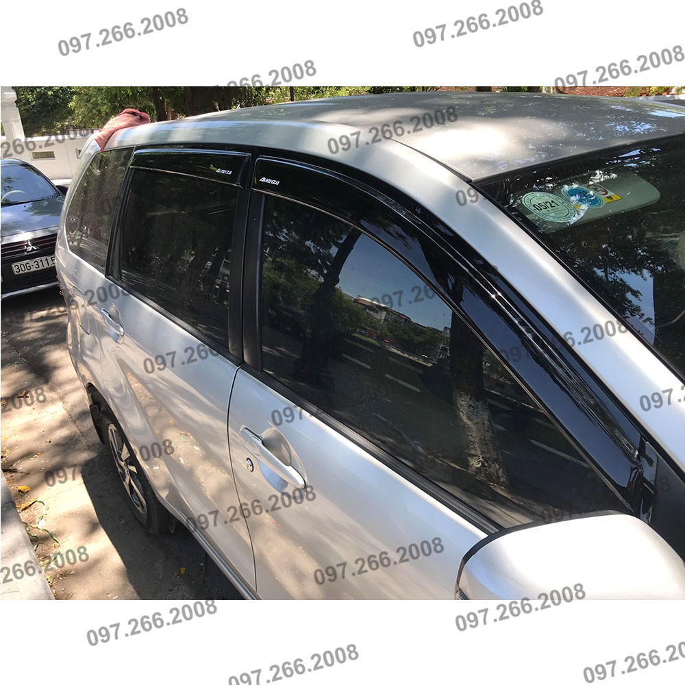 Vè Che Mưa Xe Toyota Avanza 2018-2022, Nhựa đen cao cấp