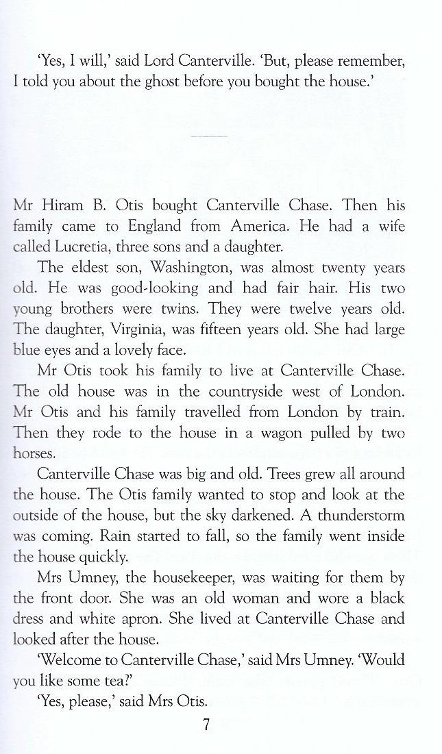 Canterville Ghost and Other Stories ,The