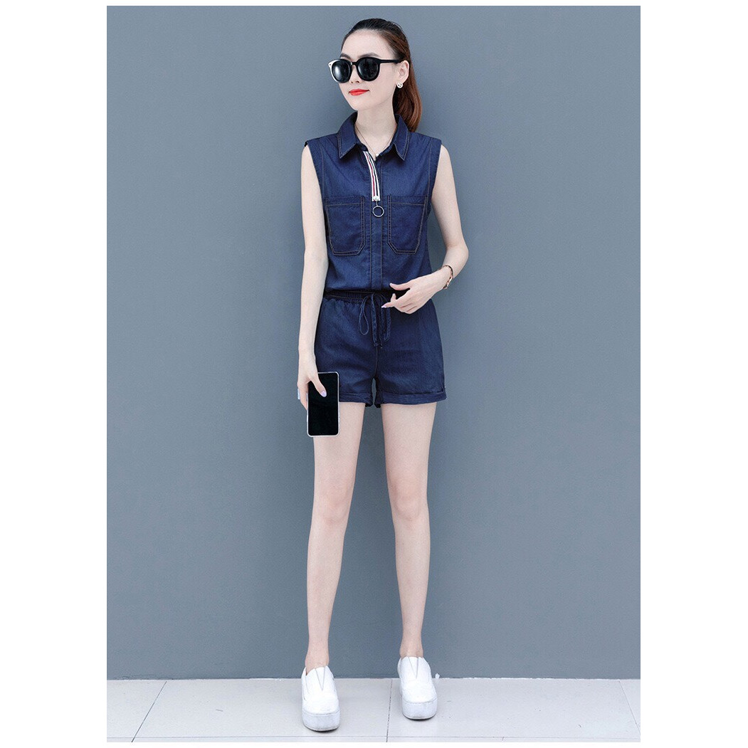 SÉT DENIM QUẦN SHORT ÁO SÁT NÁCH - DT1414-145