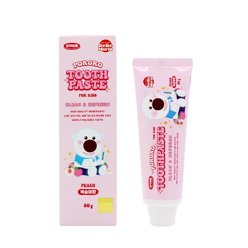 Kem đánh răng trẻ em Pororo Toothpaste For Kids Hàn Quốc 80g