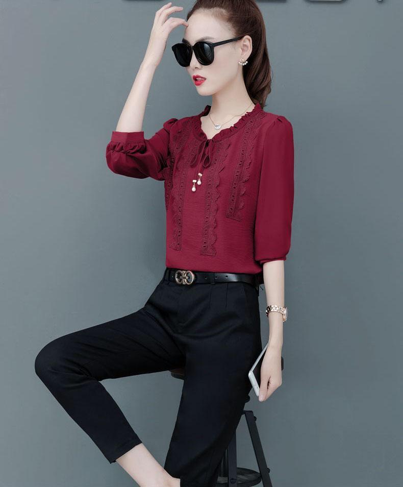 Áo sơ mi phôi ren ngục BY6355BY