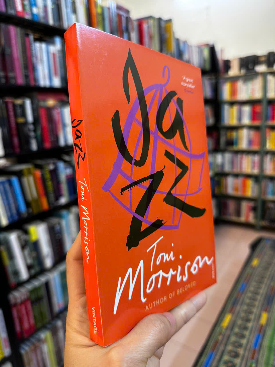 Sách - Jazz by Toni Morrison - Sách ngoại văn nhập khẩu, Tác giả đoạt giải Nobel, Bìa mềm