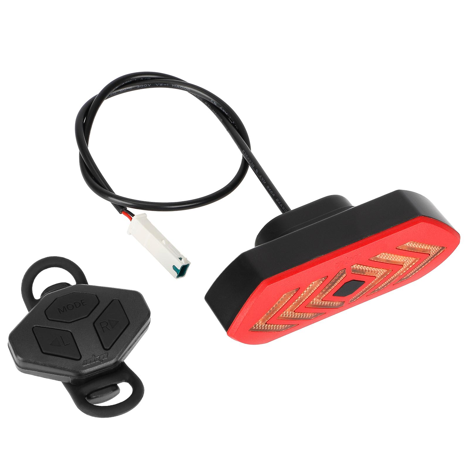 Electric Scooter Tail Light with Turn Signals Wireless Remote Control Scooter Rear Light Safety Warning Taillight Brake Light for Xiaomi Electric Scooters