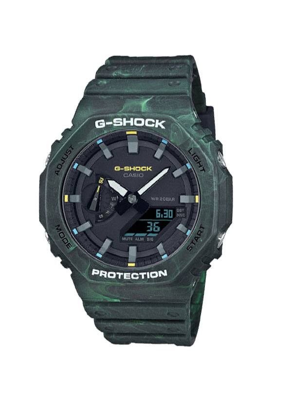 Đồng Hồ Nam Dây Nhựa Casio G-Shock GA-2100FR-3ADR Chính Hãng - GA-2100FR-3A