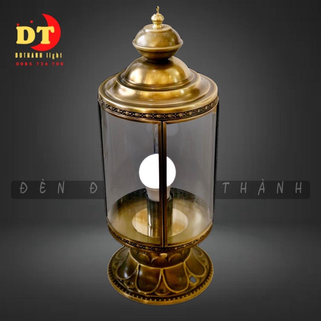Đèn trụ cổng đồng phong cách bắc âu HTLQ tcd