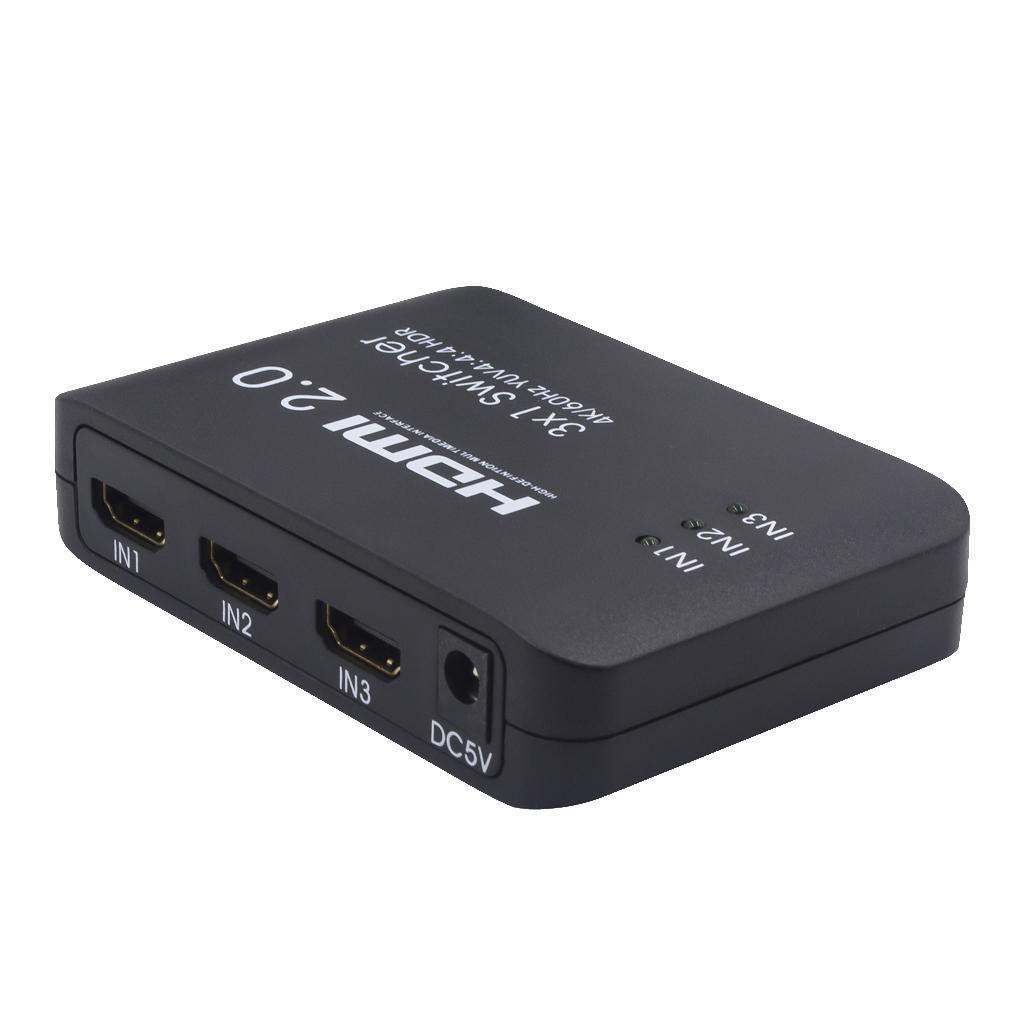 Multi-port 3 Port 1080P Video HDMI Switch Switcher Splitter With IR Remote