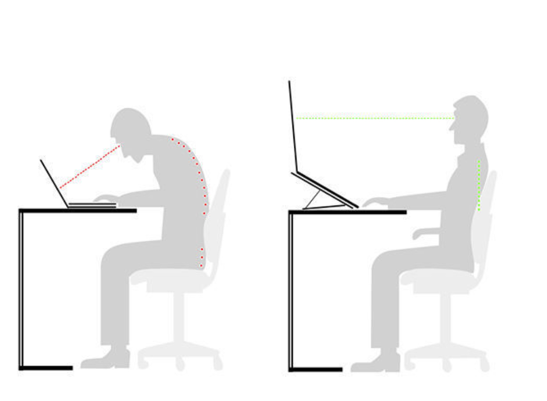 Giá đỡ laptop kệ đỡ máy tính tản nhiệt siêu mỏng gọn có 2 nấc độ cao - Hàng chính hãng