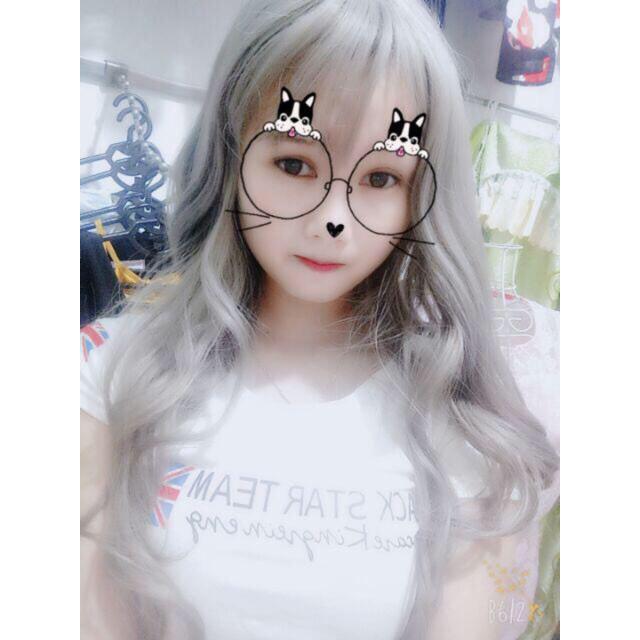 Tóc giả nguyên đầu cao cấp tặng lược+ lưới chùm đầu