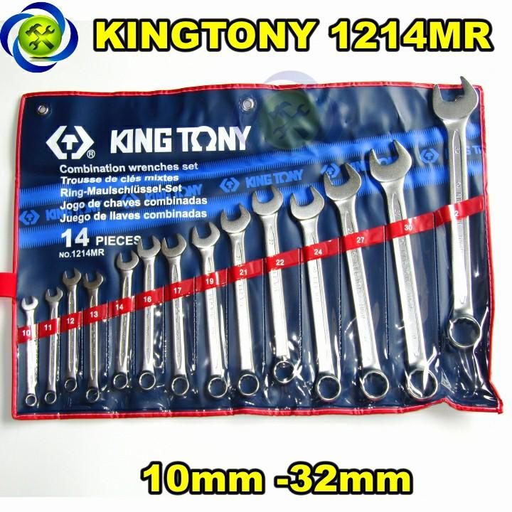 Bộ cờ lê vòng miệng Kingtony 1214MR 14 chi tiết từ 10mm - 32mm