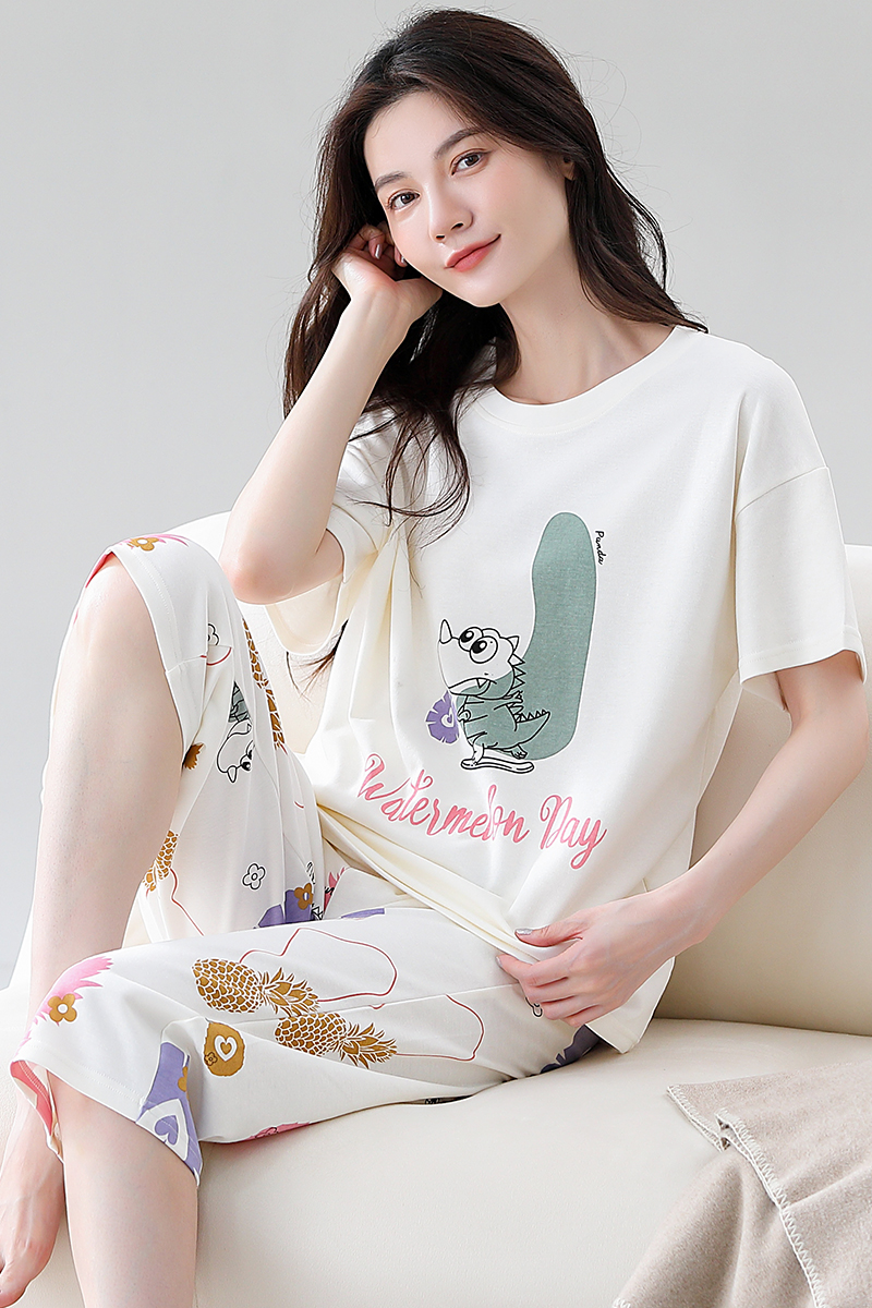 Quần áo mặc nhà cotton 5661