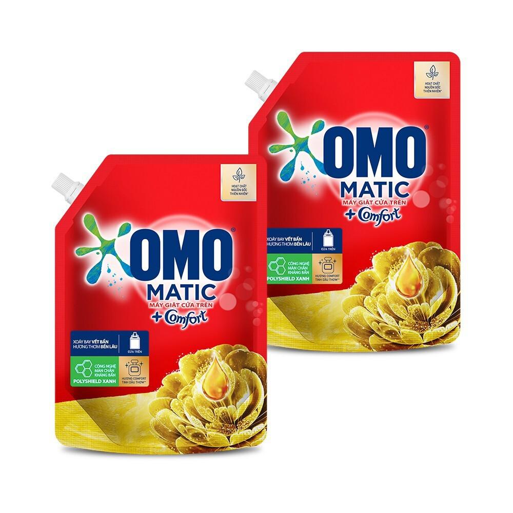 COMBO 2 túi nước giặt OMO Tinh dầu 2kg