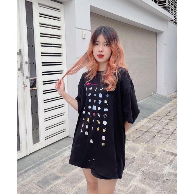 Áo thun Tee internetlove pixel nam nữ full tag chất cotton Hany shop