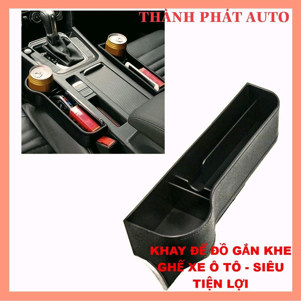 COMBO 2 CÁIKhay Chứa Đồ Khe Ghế Ô Tô Xe Hơi, Hộc Để Đồ Đa Năng Trên Ô Tô