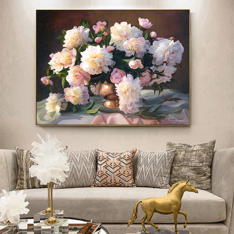 TRANH TRÁNG GƯƠNG - TRANH CANVAS - TRANH TREO TRƯỜNG BÌNH HOA