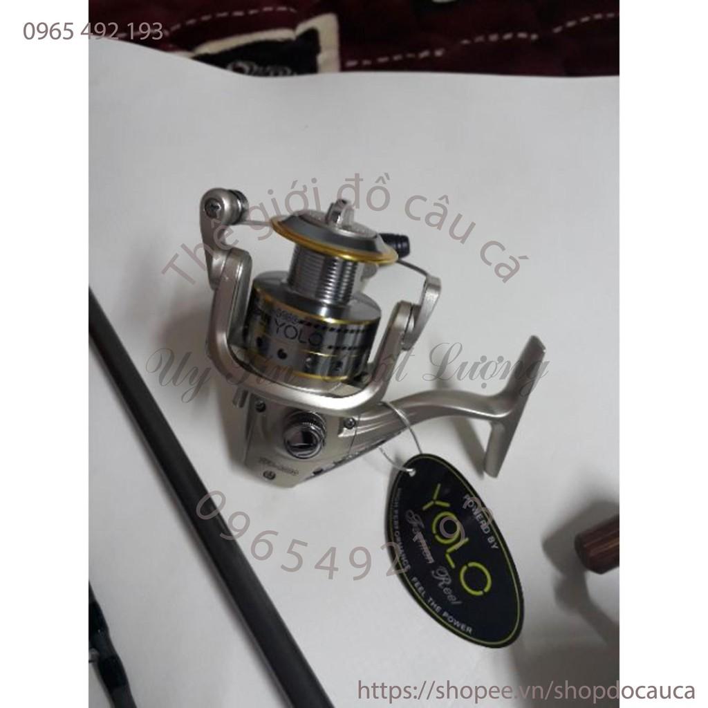 Com bo 2 bô cân đặc 2 khuc và máy yolo kem cước 4 con cá kèm phụ kiện