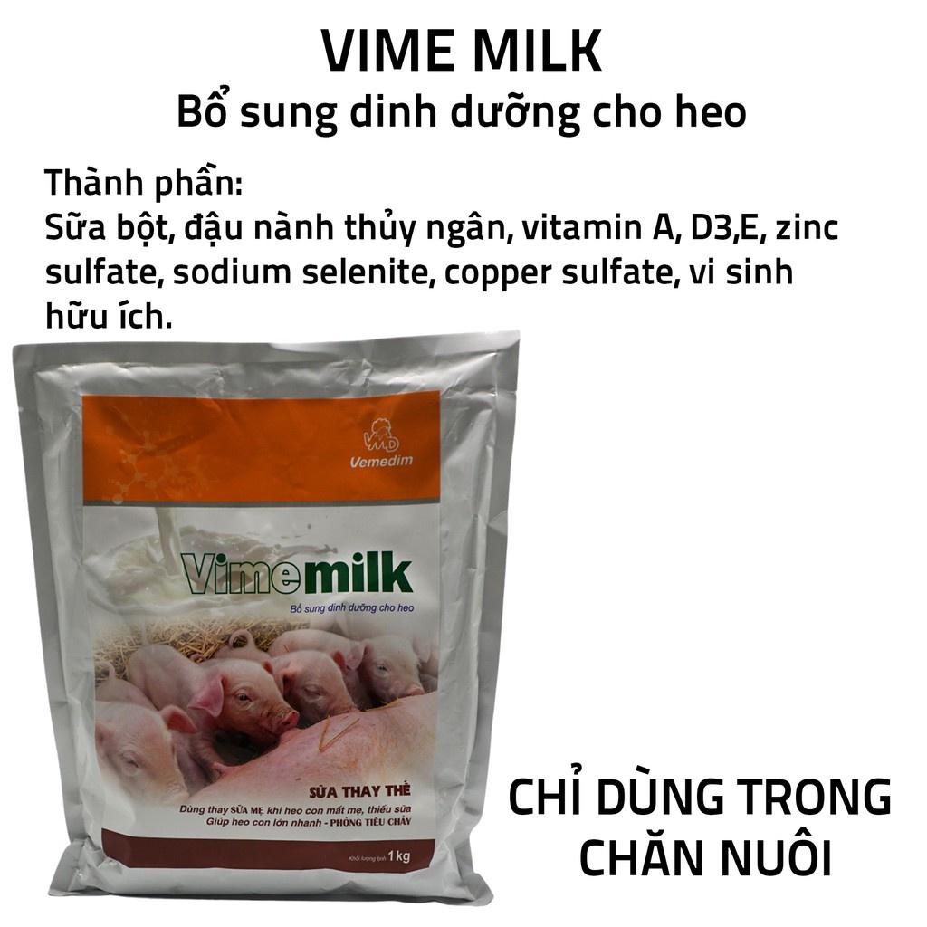 30 cồn saly Vemedim Vime Milk - Sữa thay thế bổ sung dinh dưỡng cho heo, lợn