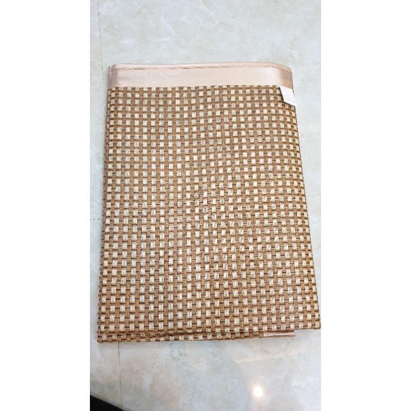 Chiếu điều hòa sợi mây lót lụa cao cấp thoáng mát size 1m6*2m