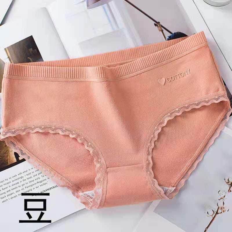 Quần lót nữ, quần chip ép cottony cao cấp