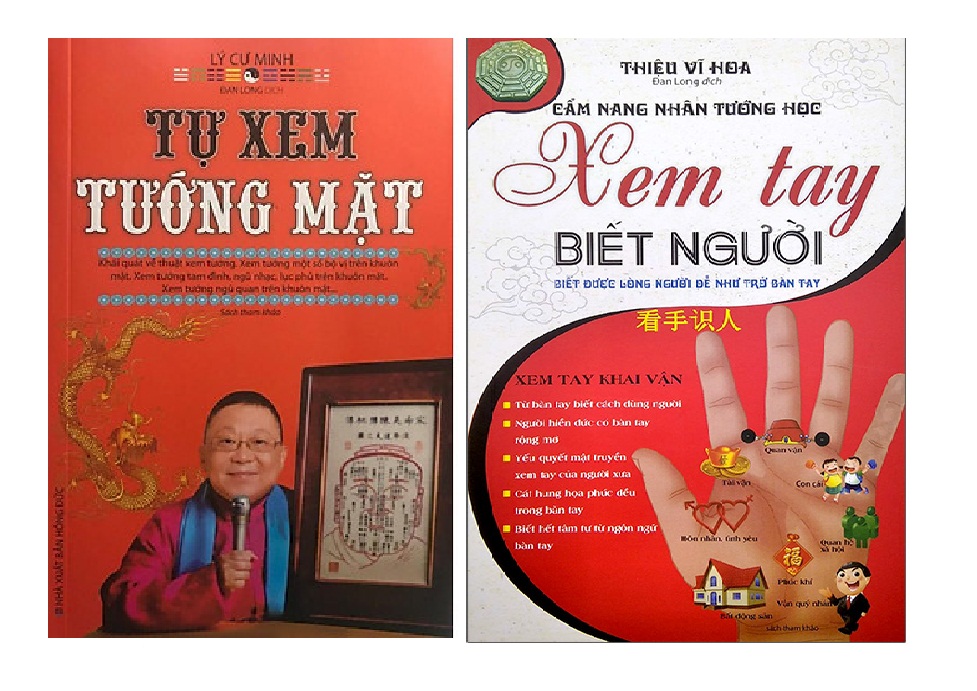 Combo Sách Tự Xem Tướng Mặt Xem Tay Biết Người