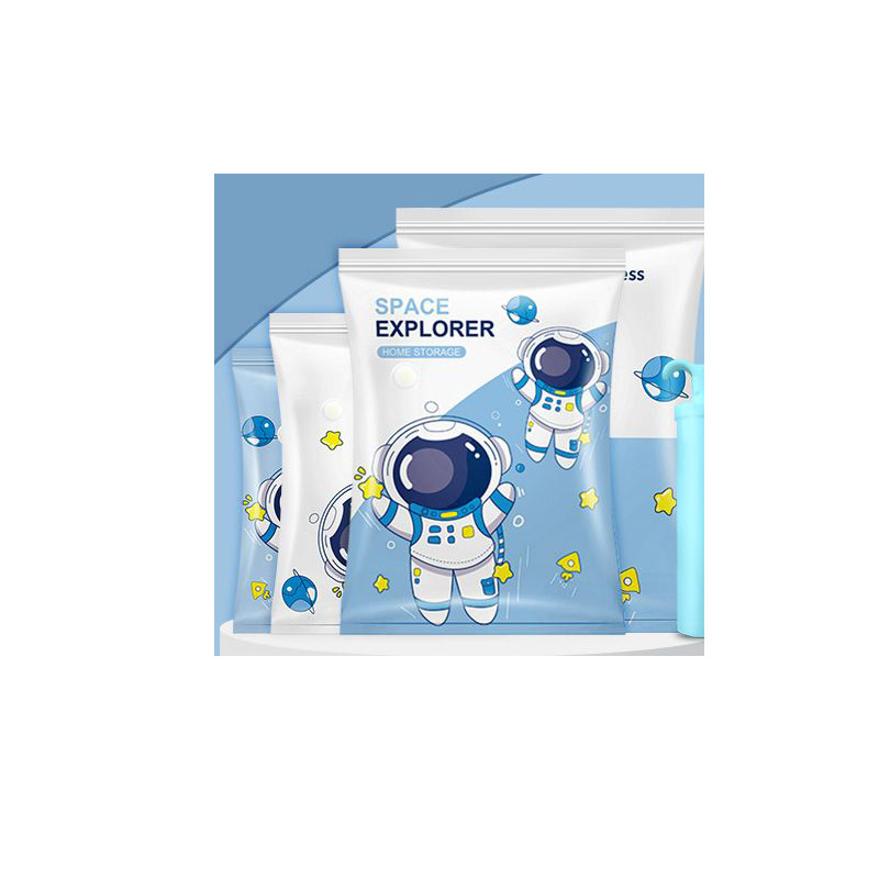 Combo 09 Túi hút chân không đựng chăn, quần áo, ga gối hình phi hành gia